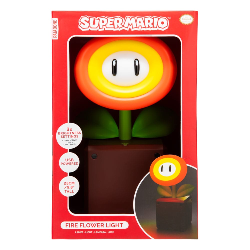 Super Mario Light Fire Flower Paladone Products