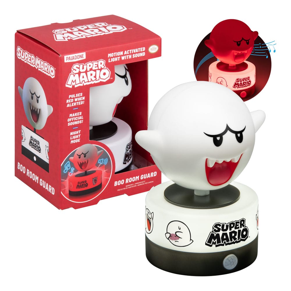 Super Mario Room Guard Boo - Officiell Lampa med Ljudfunktion Paladone Products
