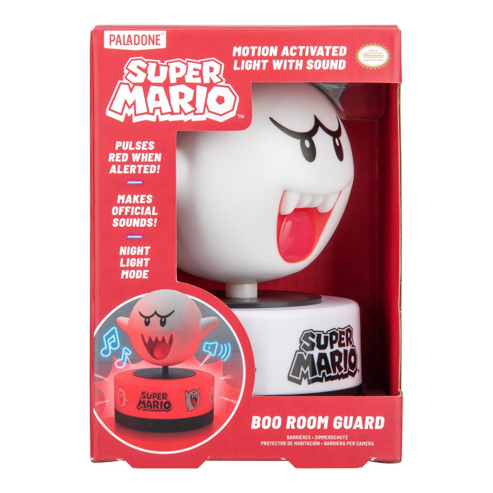 Super Mario Room Guard Boo - Officiell Lampa med Ljudfunktion Paladone Products