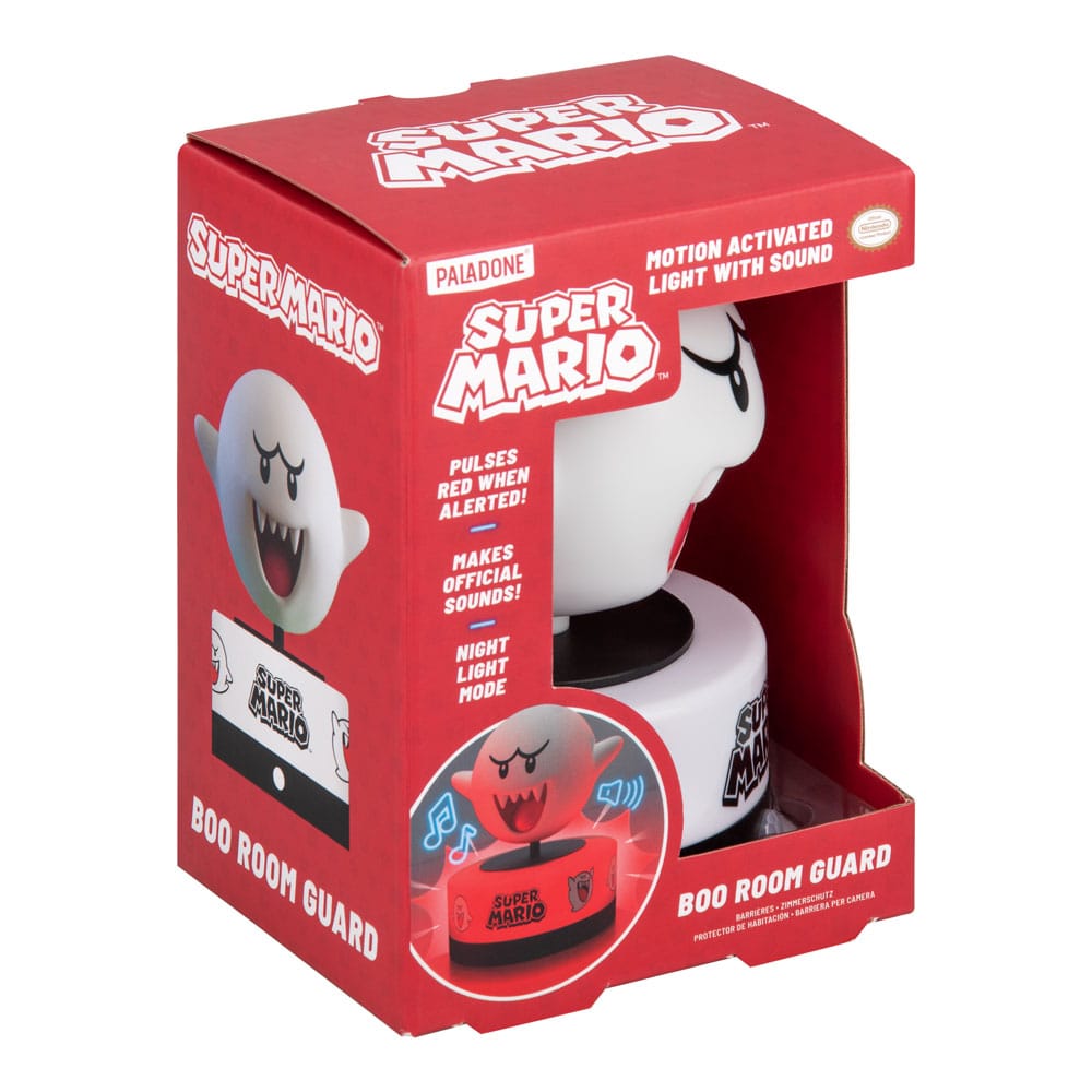 Super Mario Room Guard Boo - Officiell Lampa med Ljudfunktion Paladone Products
