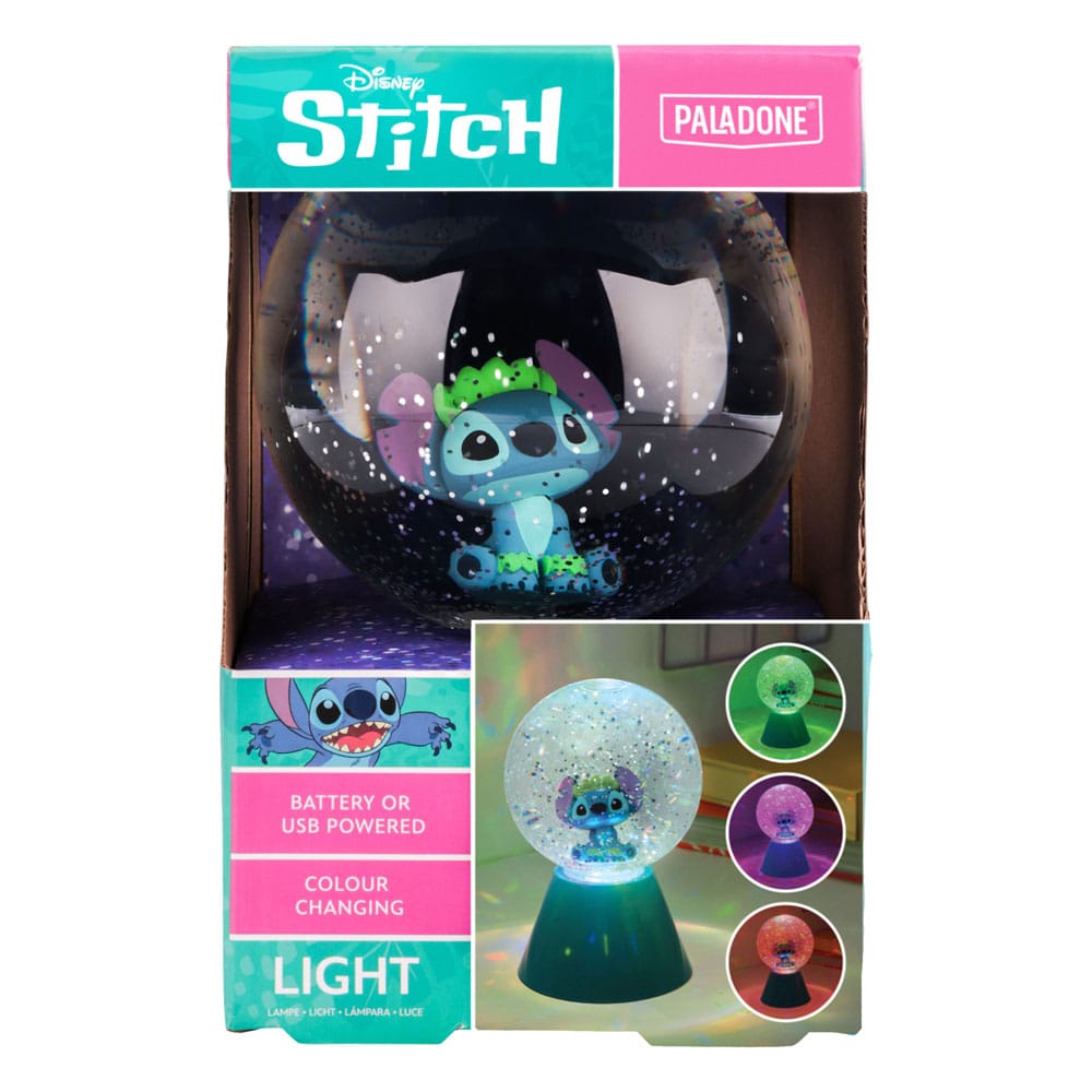 Lilo & Stitch LED-Lampa Stitch Glitter Ball 17 cm Paladone Products