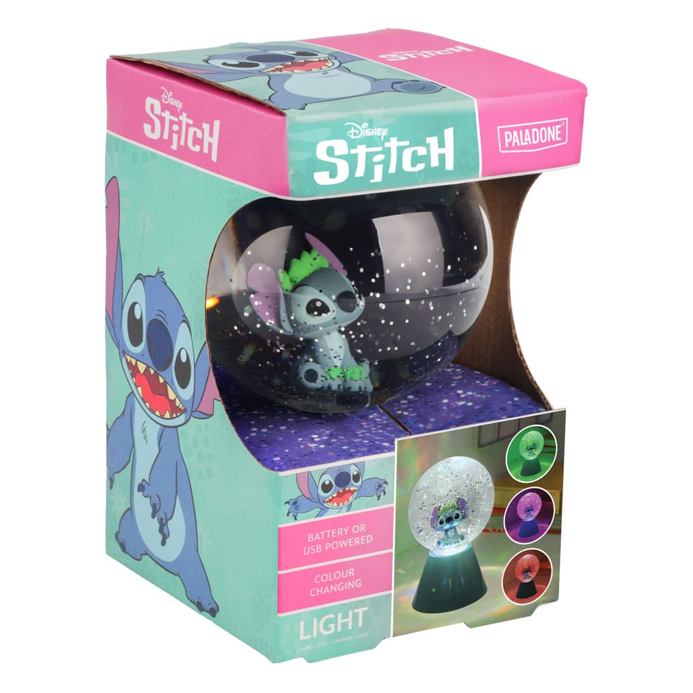 Lilo & Stitch LED-Lampa Stitch Glitter Ball 17 cm Paladone Products