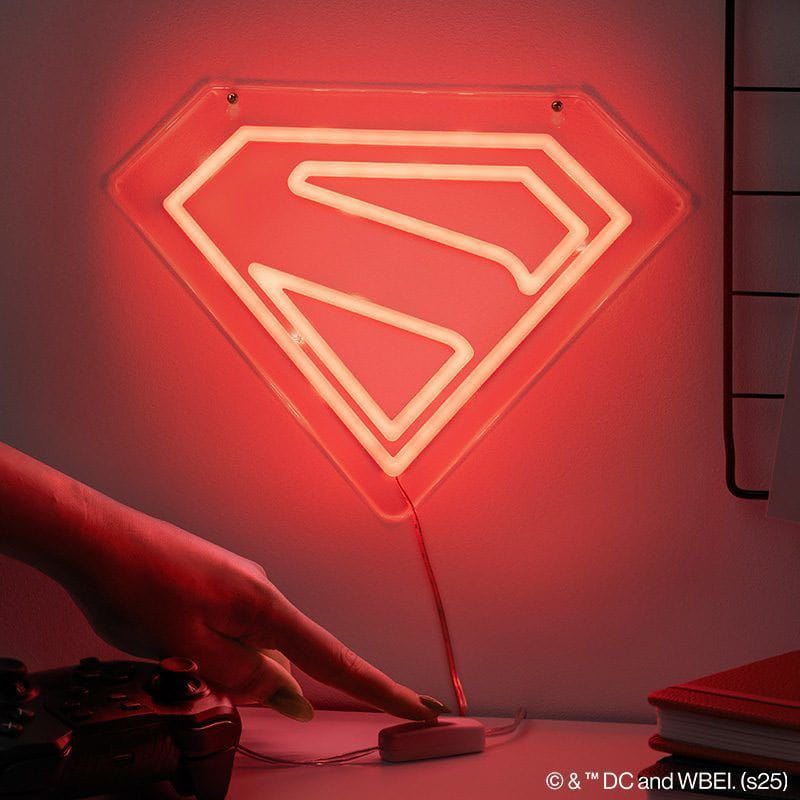 DC Comics Superman LED Vägglampa Paladone Products