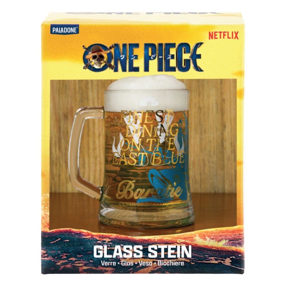 One Piece Öl Pint Glas – Högkvalitativ & Officiellt Licensierad Paladone Products