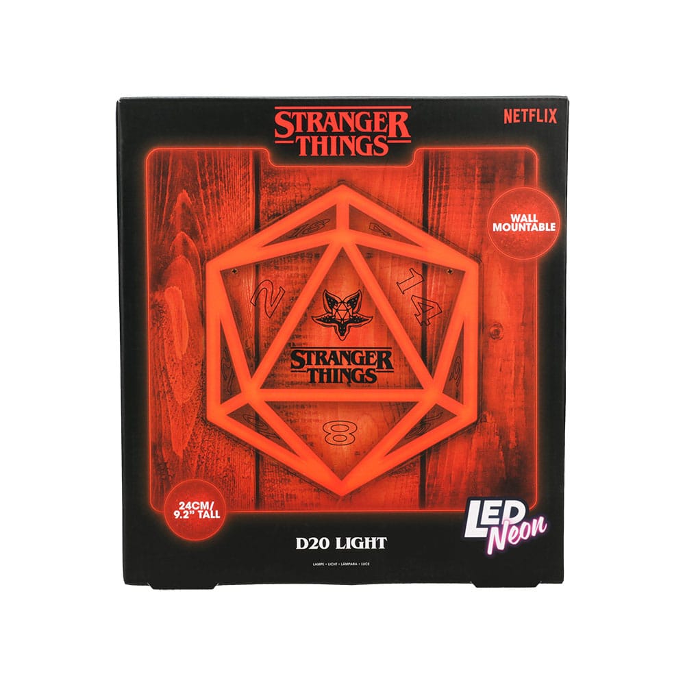 Stranger Things 5 LED Vägglampa Neon Paladone Products