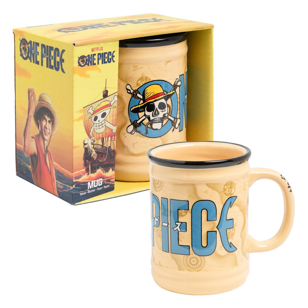 One Piece Shaped Mug Jolly Roger - Officiell Keramikmugg Paladone Products