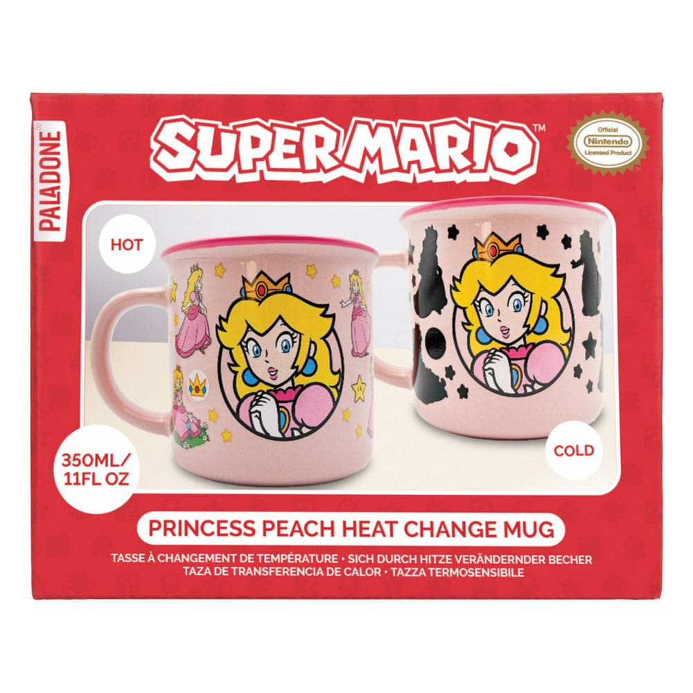 Super Mario Heat Change Mug Princess Peach Paladone Products