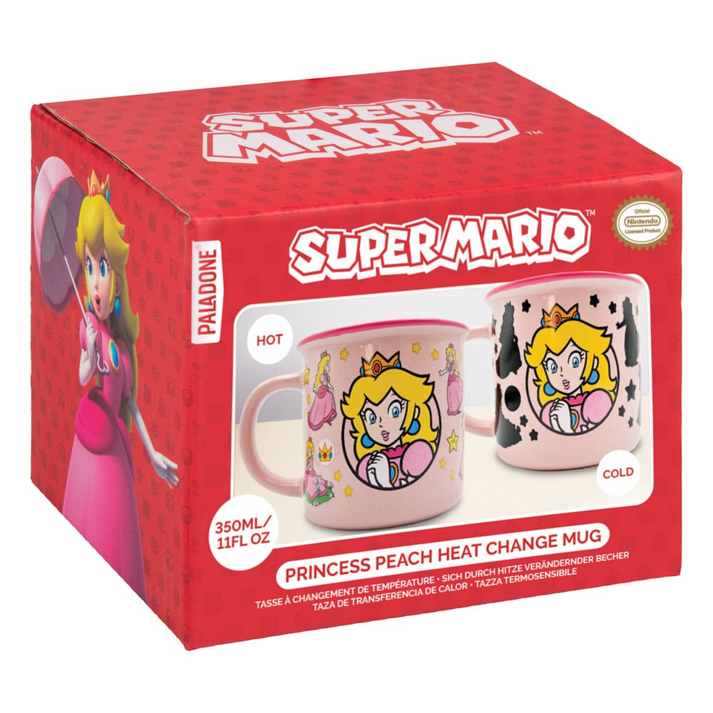 Super Mario Heat Change Mug Princess Peach Paladone Products
