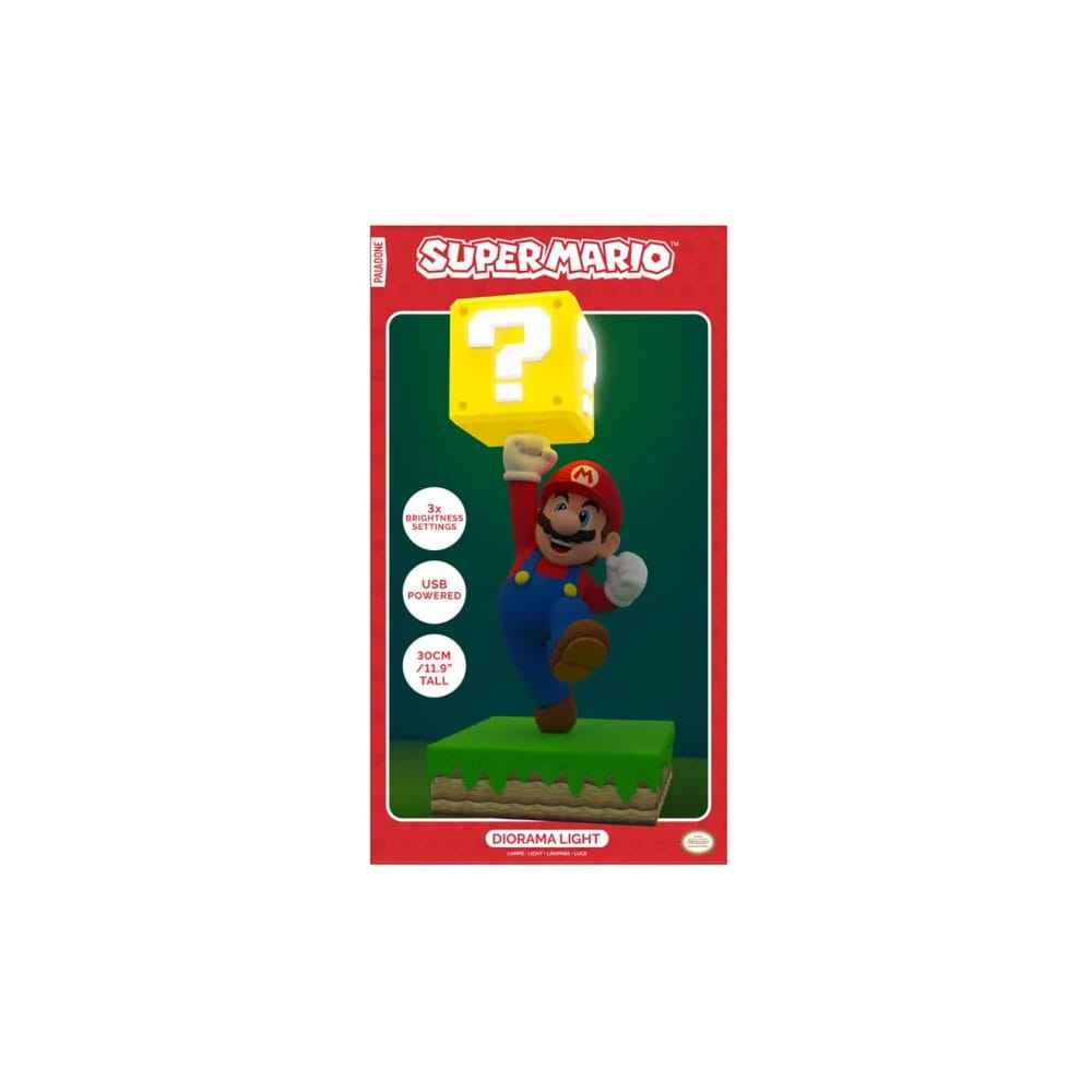 Super Mario Diorama Lampa Mario