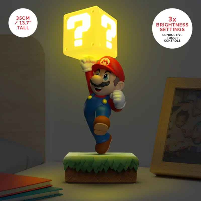 Super Mario Diorama Lampa Mario