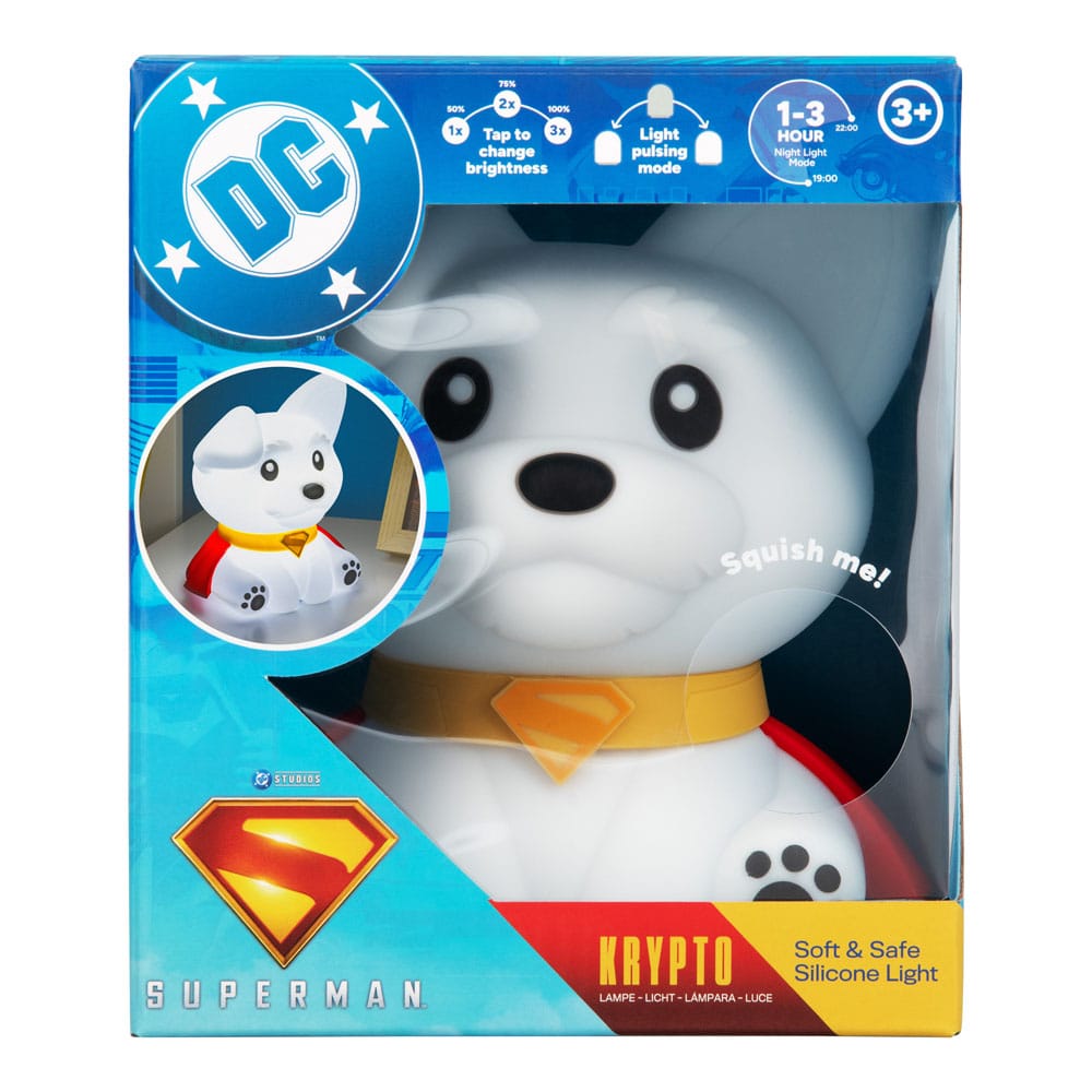 DC Comics Squishy Glo Silicon Light Superman Krypto 17 cm Paladone Products