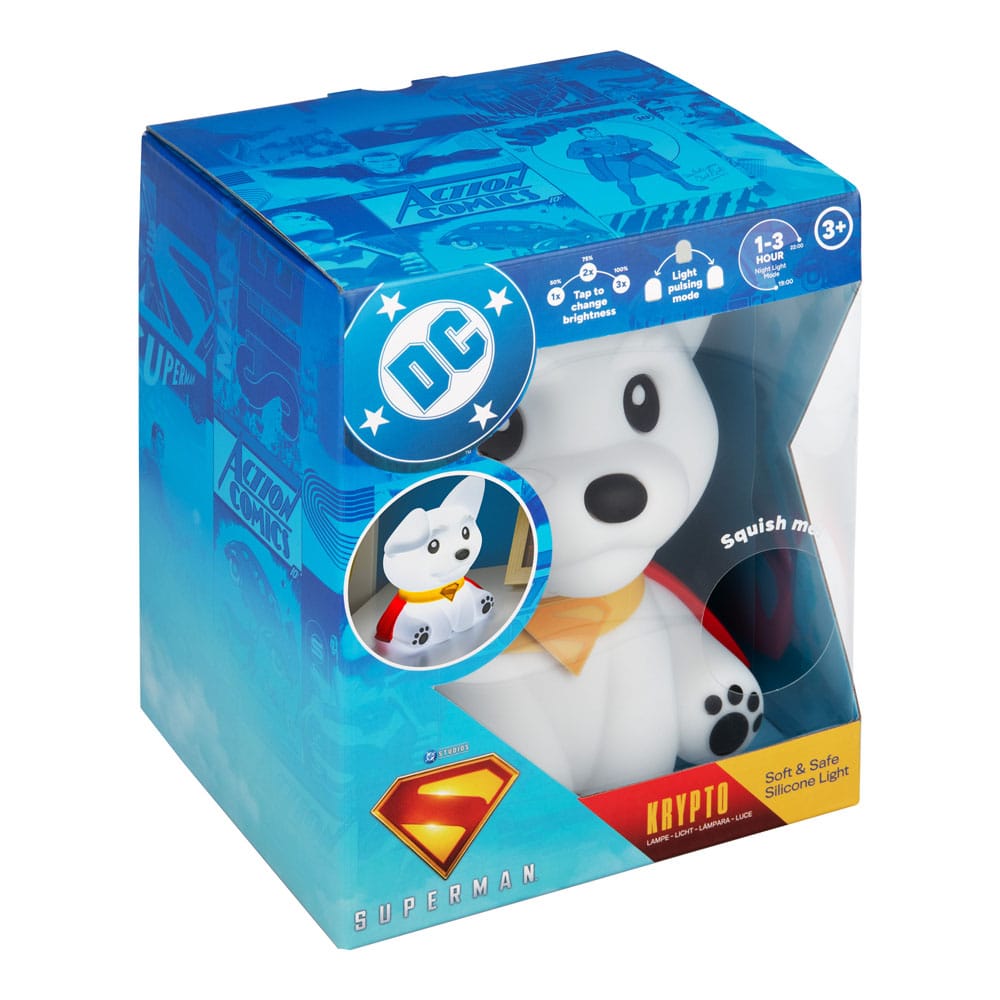 DC Comics Squishy Glo Silicon Light Superman Krypto 17 cm Paladone Products