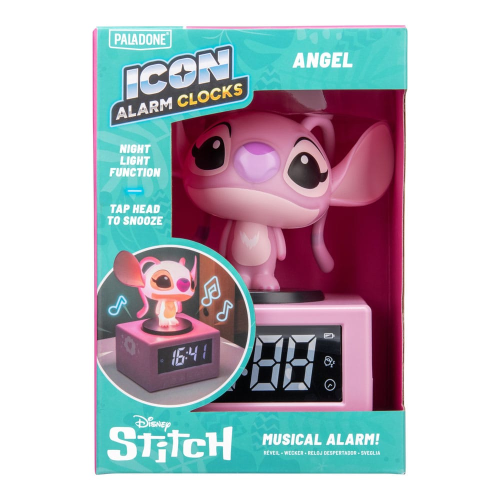 Lilo & Stitch Icon Alarm Clock Angel 12 cm Paladone Products