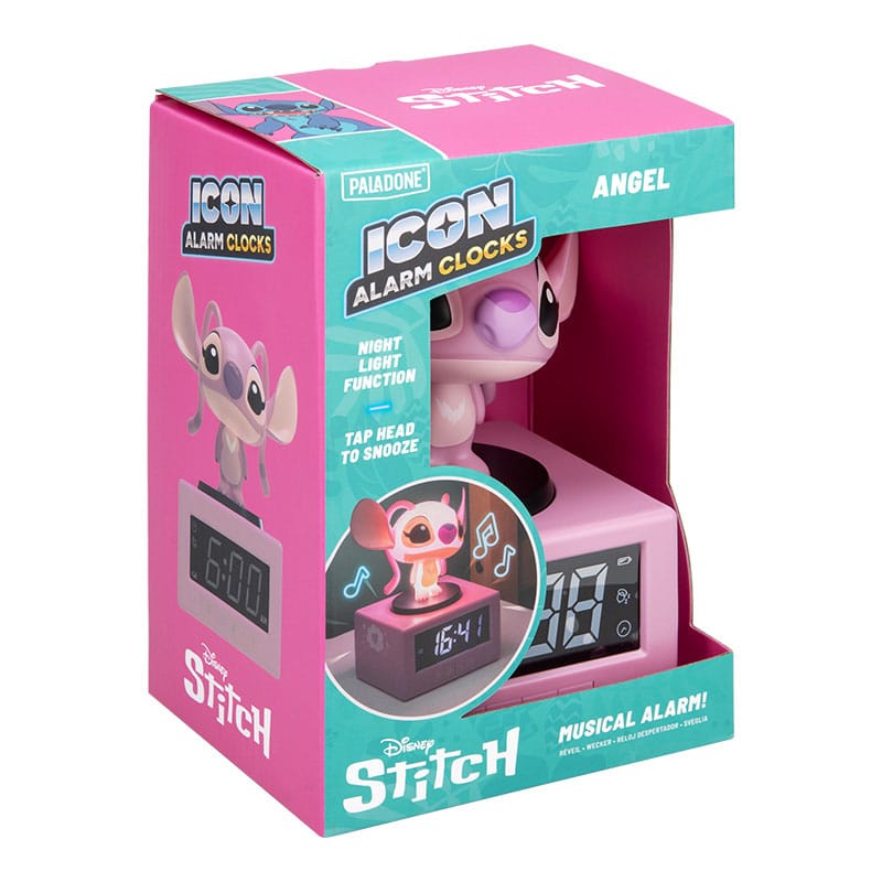 Lilo & Stitch Icon Alarm Clock Angel 12 cm Paladone Products