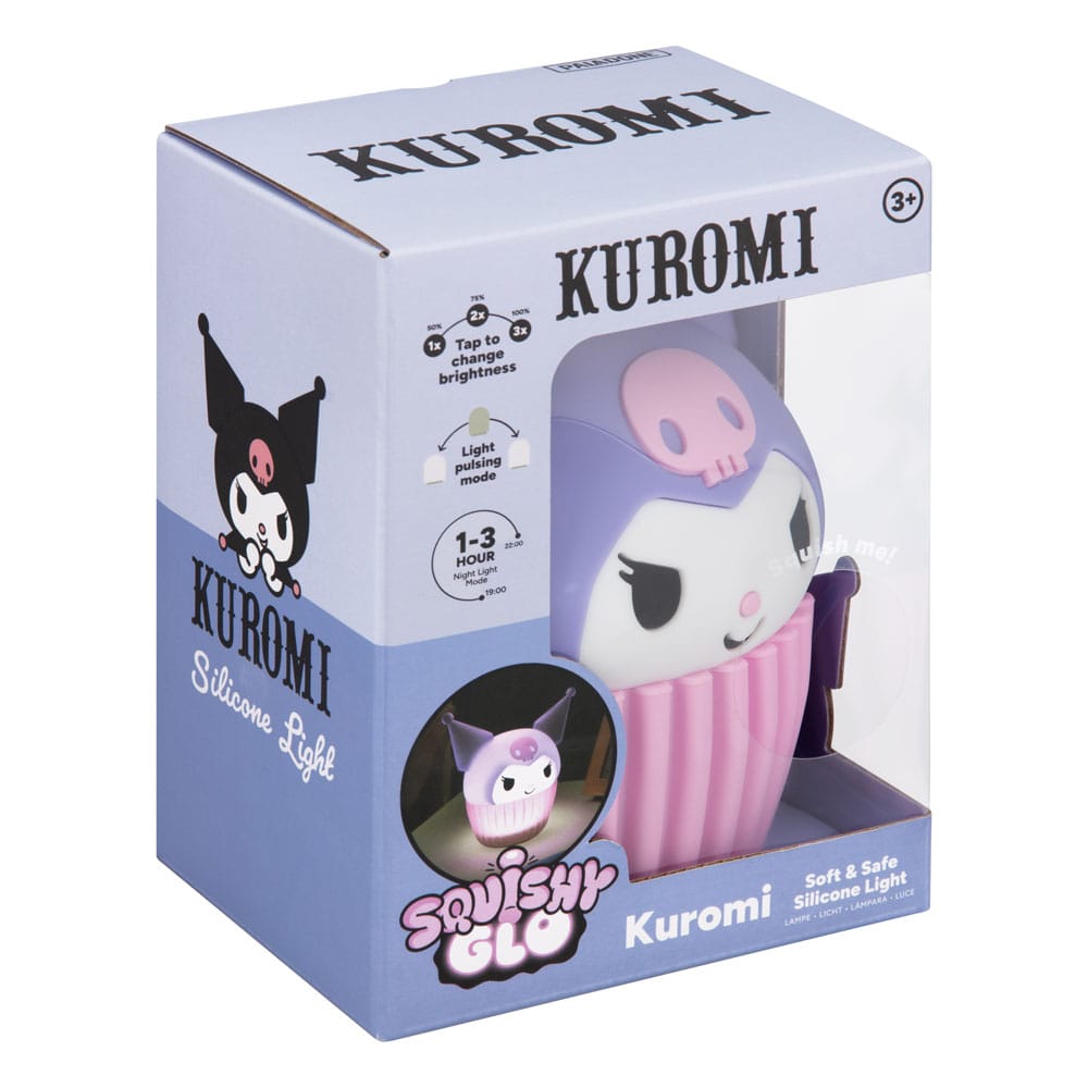 Sanrio Squishy Glo Silicon Light Kuromi 15 cm Paladone Products