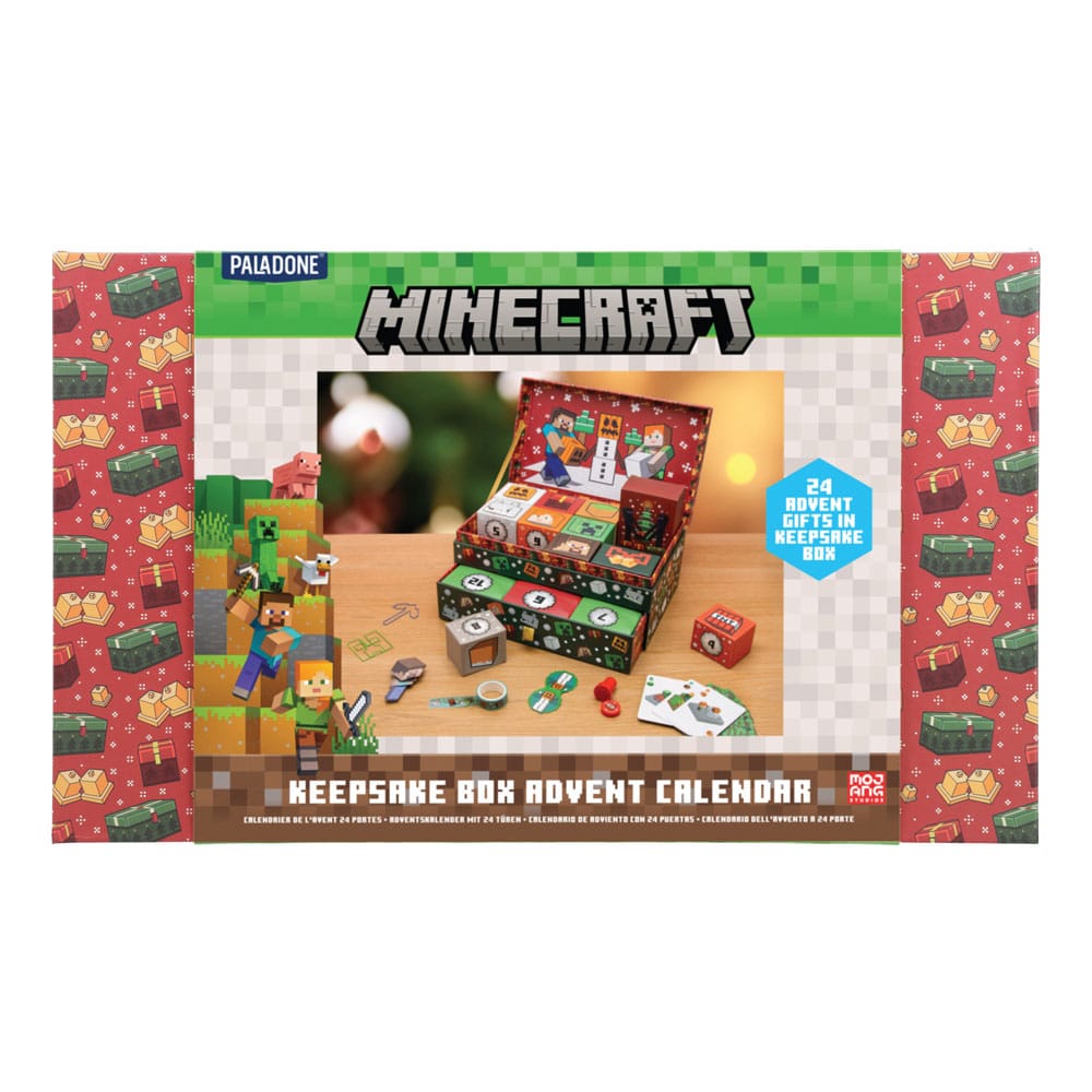 Minecraft Advent Calendar Keepsake Box Advent Calendar Paladone Products