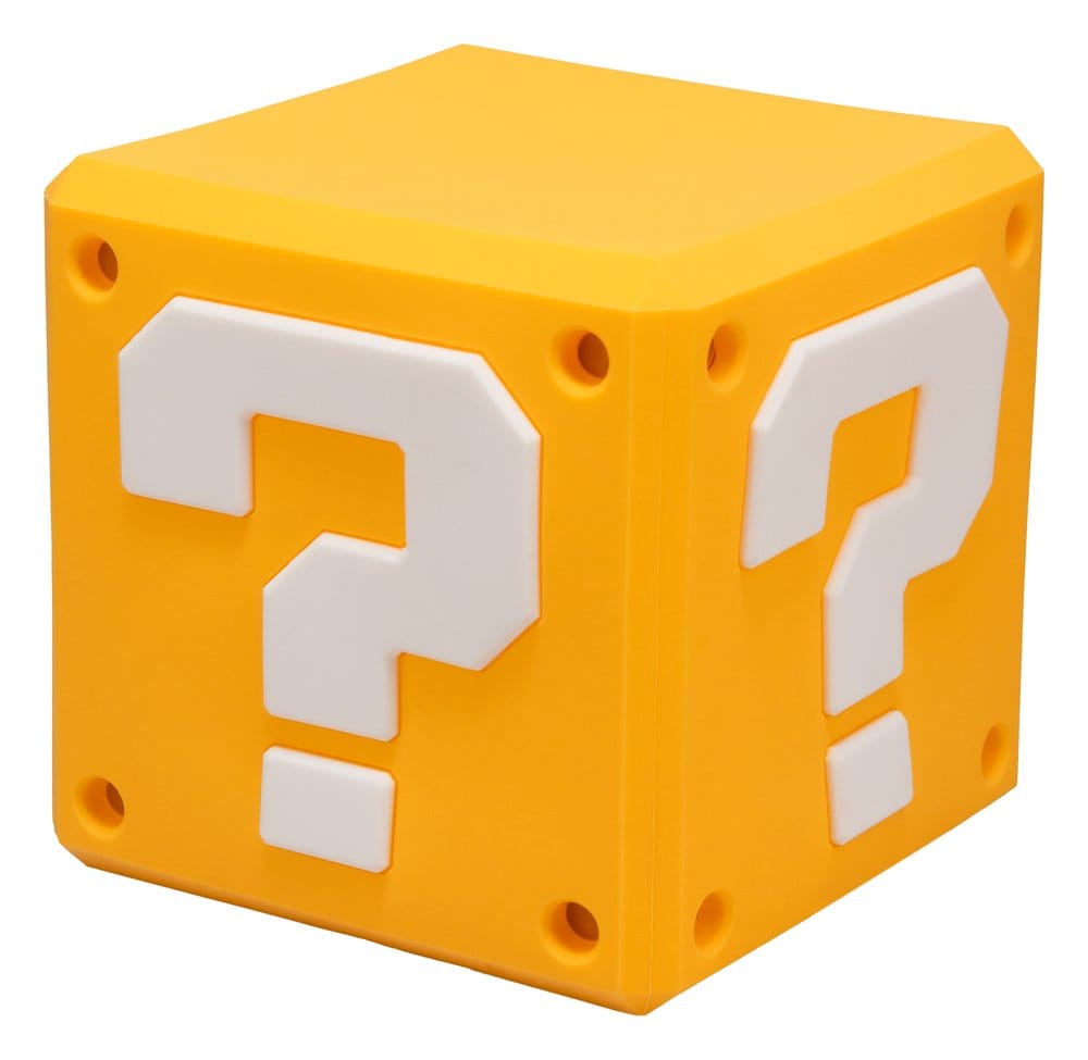 Super Mario SquishyGlo silikonlampa Question Block Rechargeable 13 cm