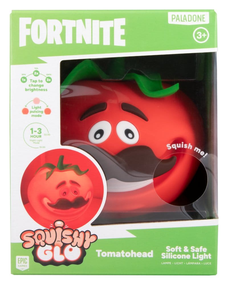 Fortnite SquishyGlo silikonlampa uppladdningsbar 15 cm