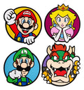 Super Mario glasunderlägg 4-pack