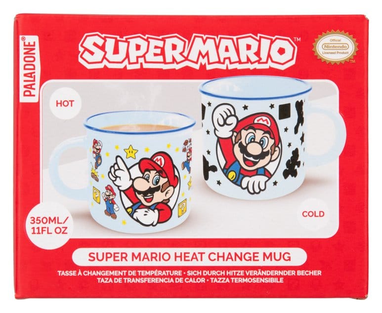 Super Mario värmeförändrande mugg Mario