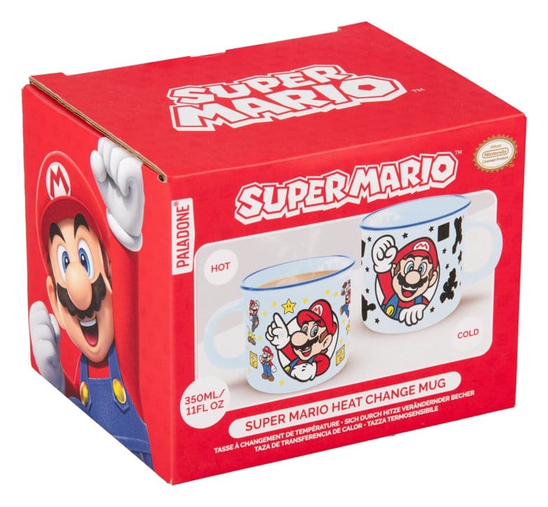 Super Mario värmeförändrande mugg Mario