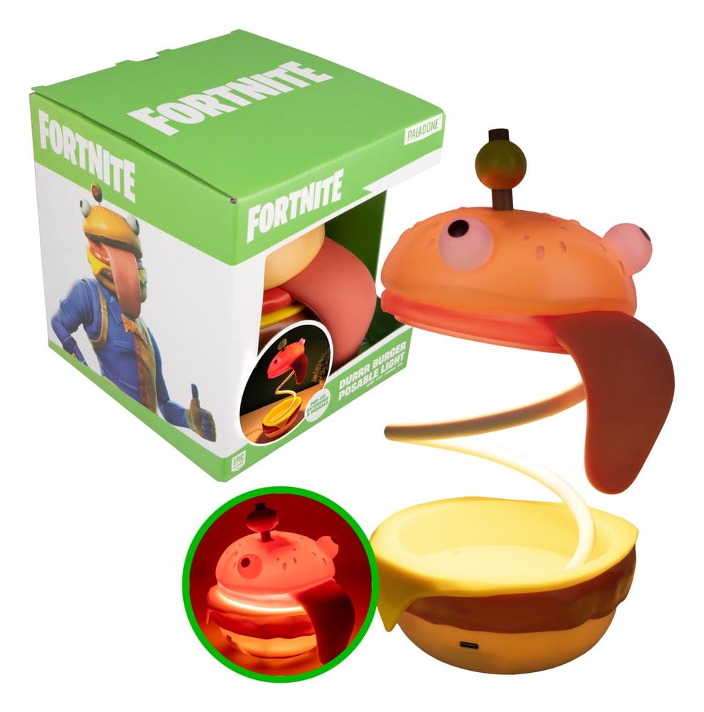 Fortnite Durrr Burger böjbar lampa 30 cm