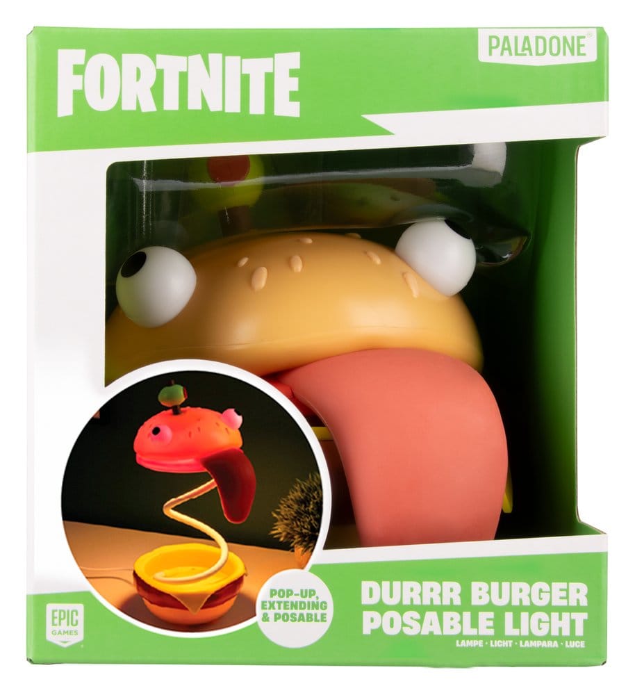 Fortnite Durrr Burger böjbar lampa 30 cm
