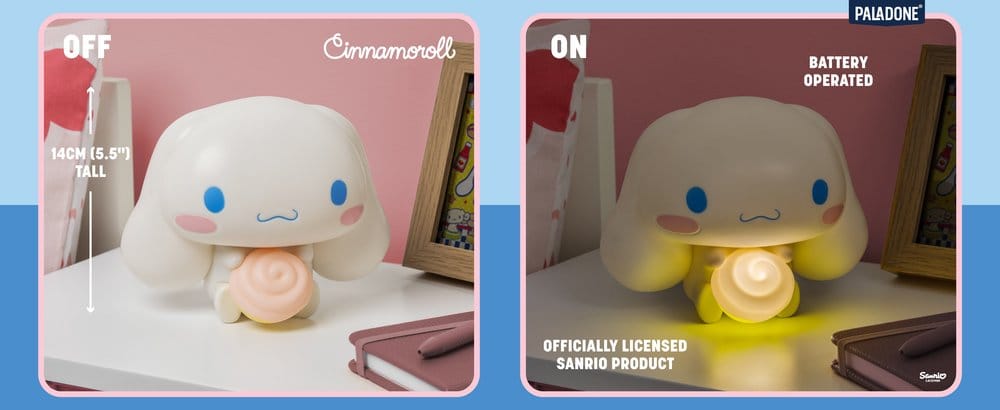Sanrio GloBuddies Lampa Cinnamoroll 14 cm