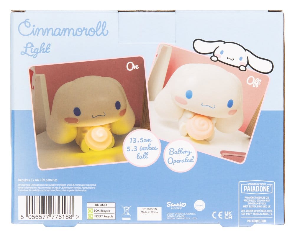 Sanrio GloBuddies Lampa Cinnamoroll 14 cm