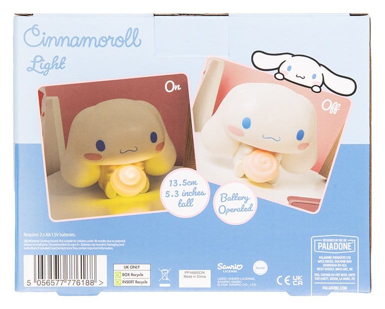 Sanrio GloBuddies Lampa Cinnamoroll 14 cm