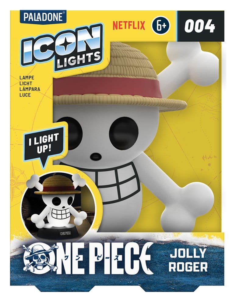 One Piece Ikonlampa Jolly Roger