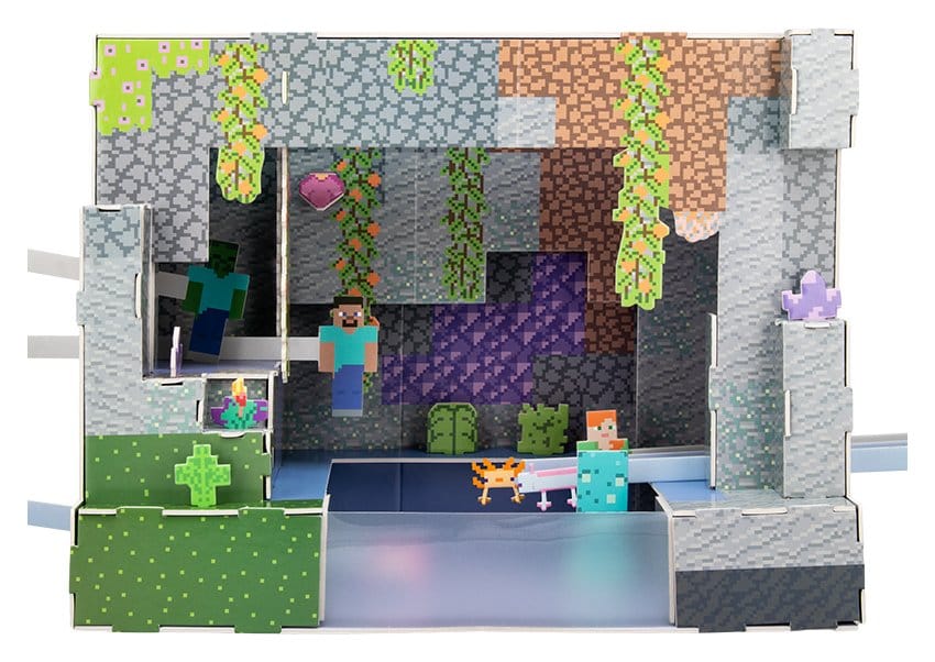 Minecraft byggsats 3D-scen