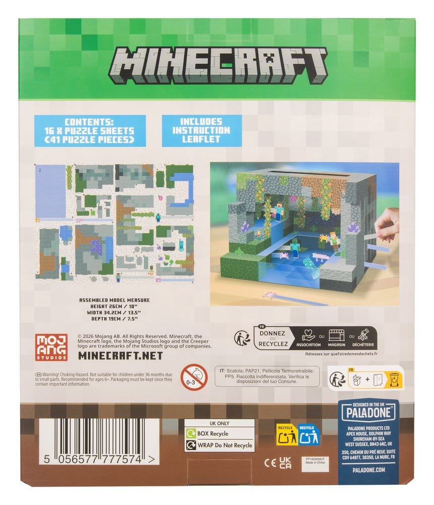 Minecraft byggsats 3D-scen
