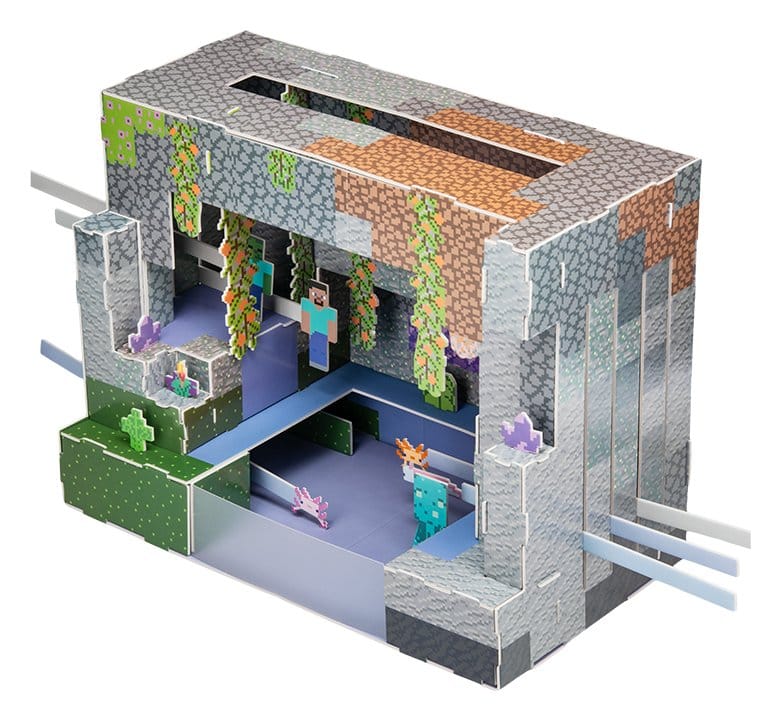 Minecraft byggsats 3D-scen