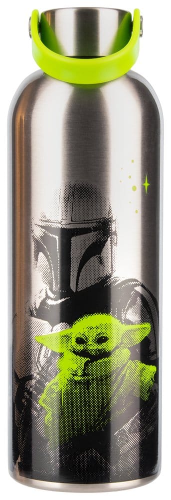 The Mandalorian vattenflaska i metall – Mandalorian & Grogu