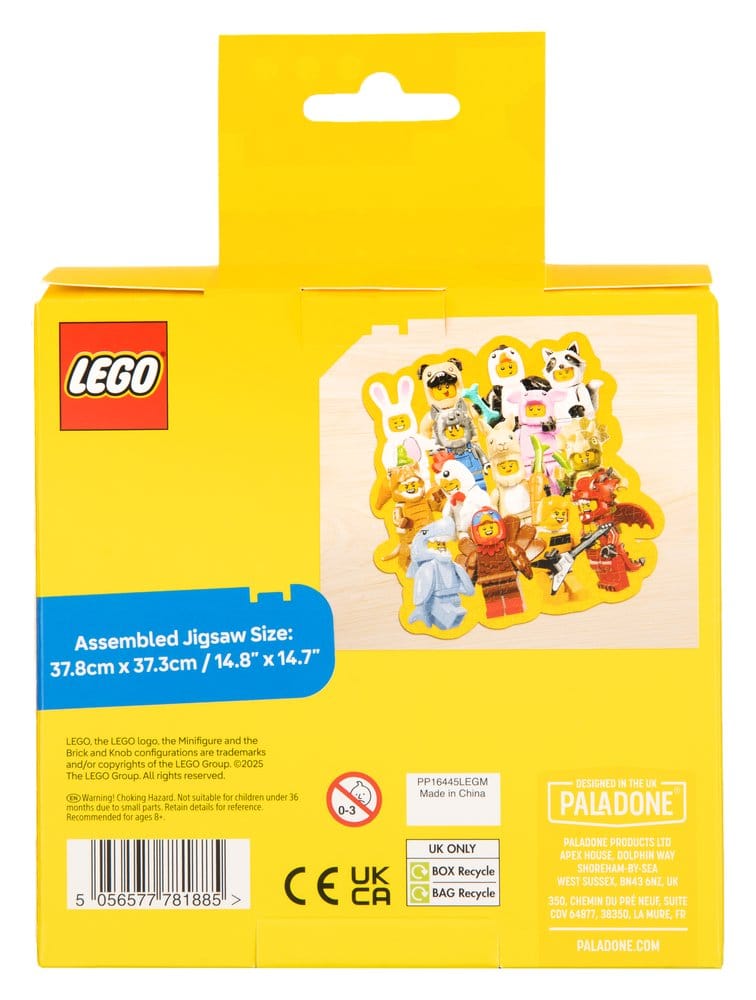 Lego pussel i plåtburk (250 bitar)