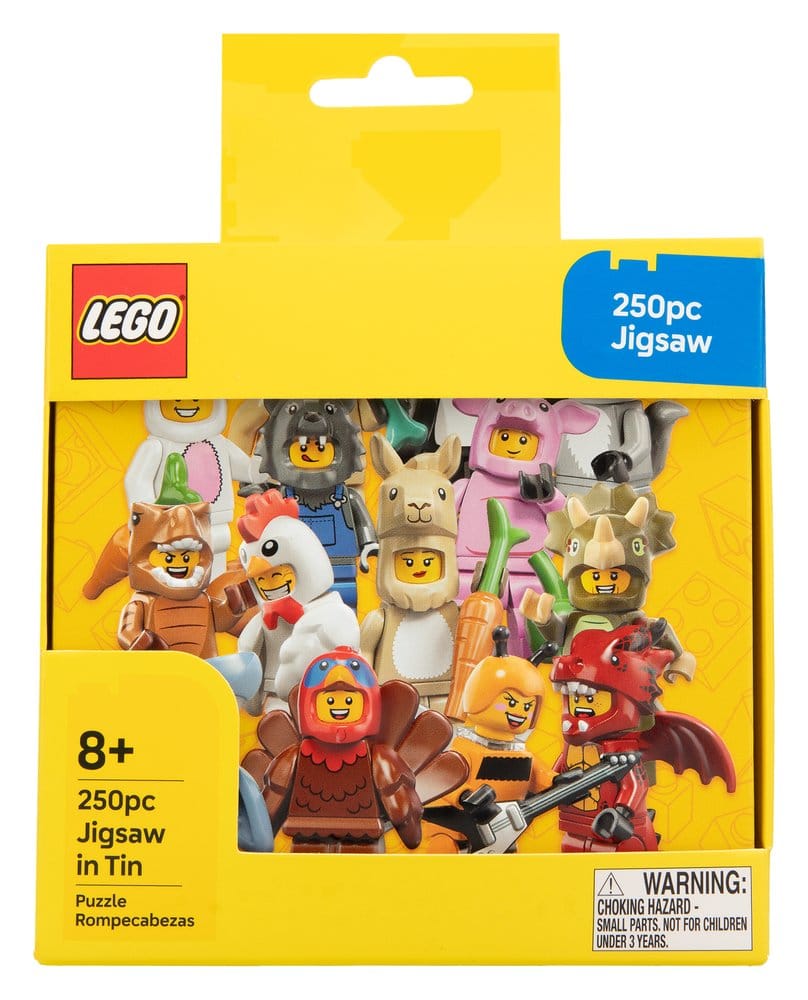Lego pussel i plåtburk (250 bitar)
