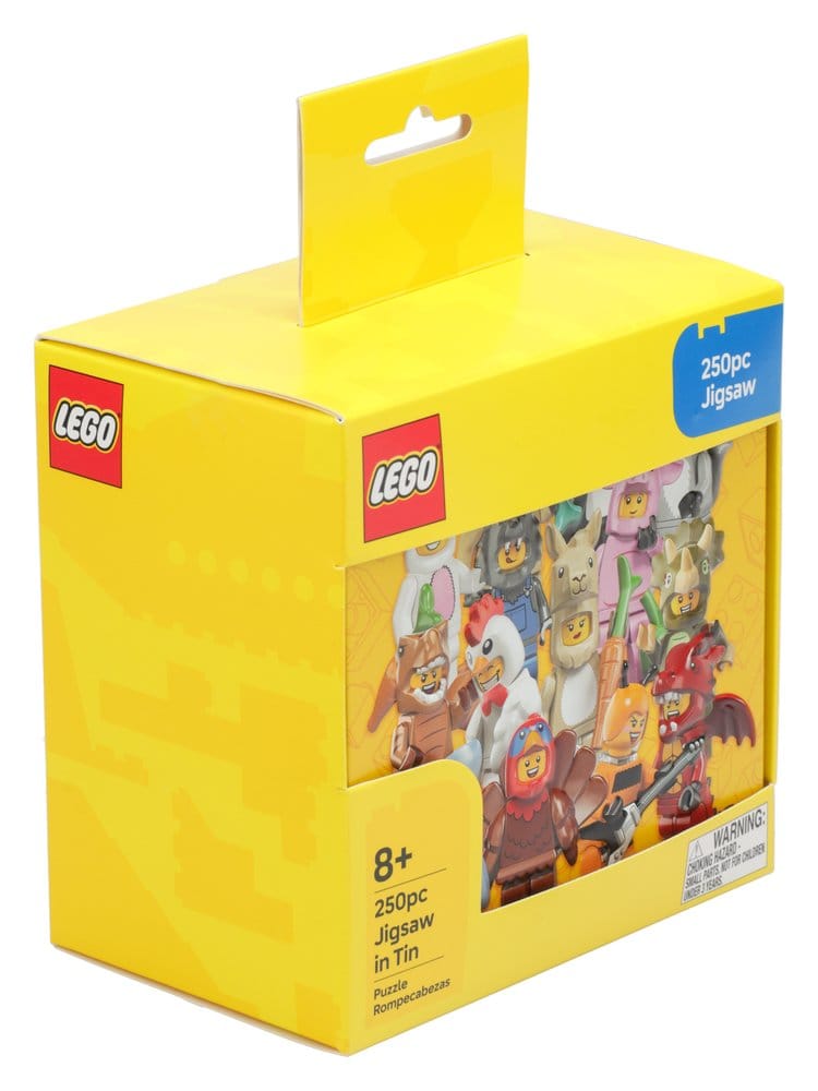 Lego pussel i plåtburk (250 bitar)