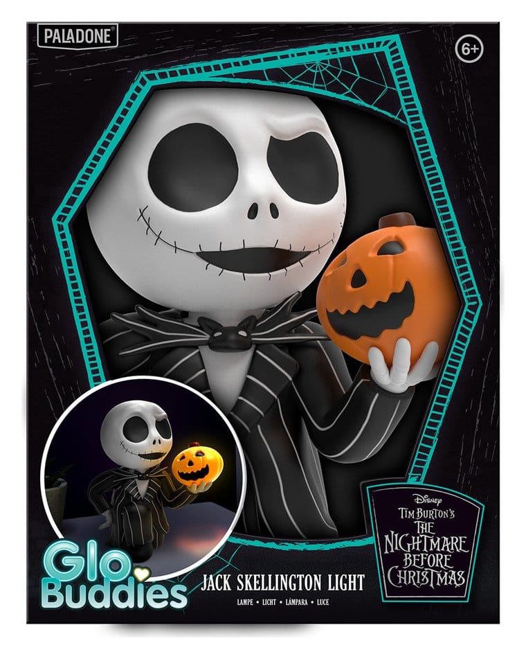 Nightmare Before Christmas GloBuddies-lampa Jack Skellington 17 cm