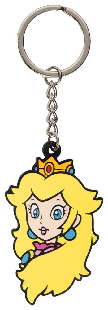Super Mario nyckelring Princess Peach i PVC 6 cm