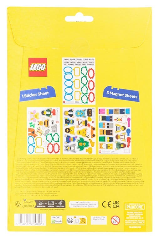 LEGO kylskåpsmagneter
