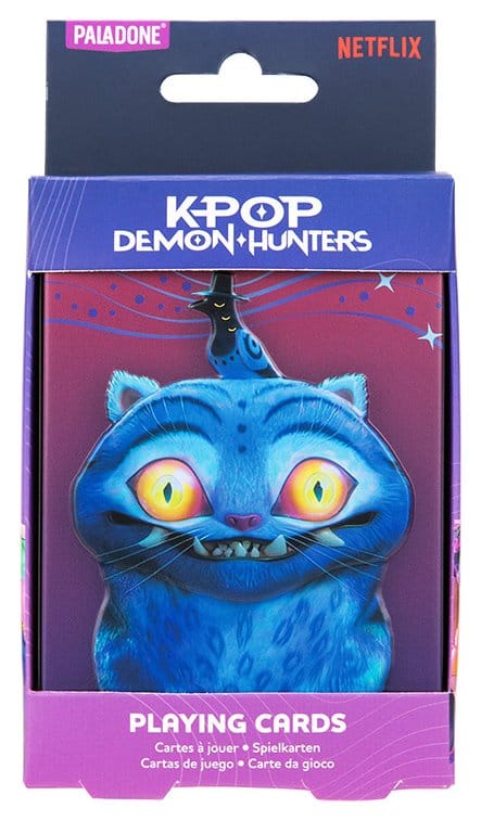 KPop Demon Hunters spelkort i plåtask