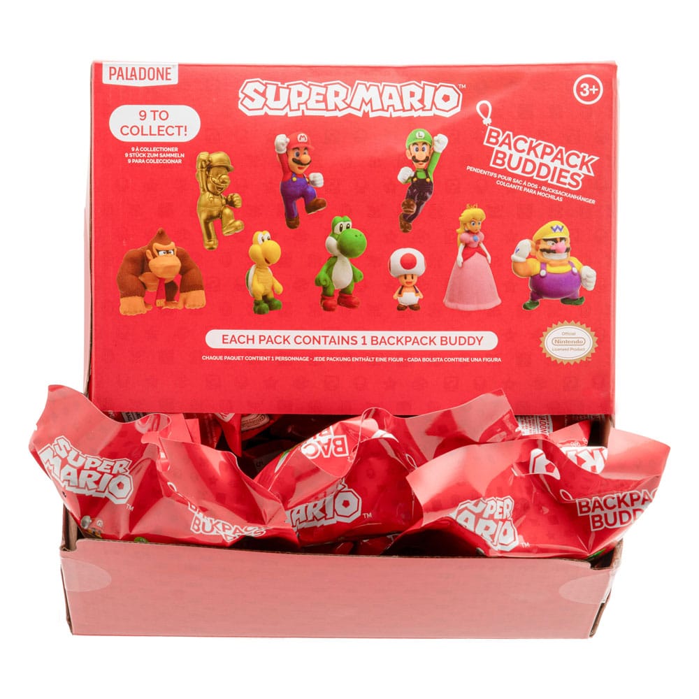 Super Mario Ryggsäck Buddies Mystery Bags Display (24) Paladone Products