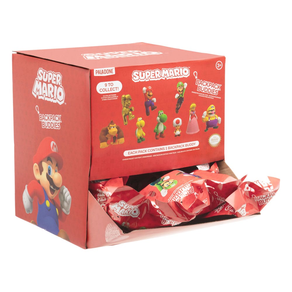 Super Mario Ryggsäck Buddies Mystery Bags Display (24) Paladone Products
