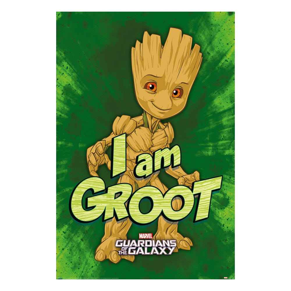 Marvel Posterpaket Guardians of the Galaxy Jag är Groot 61 x 91 cm (4 stycken)