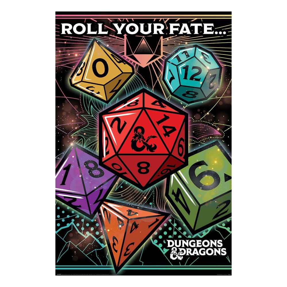 Dungeons & Dragons Posterpaket Rulla Din Öde 61 x 91 cm (4)
