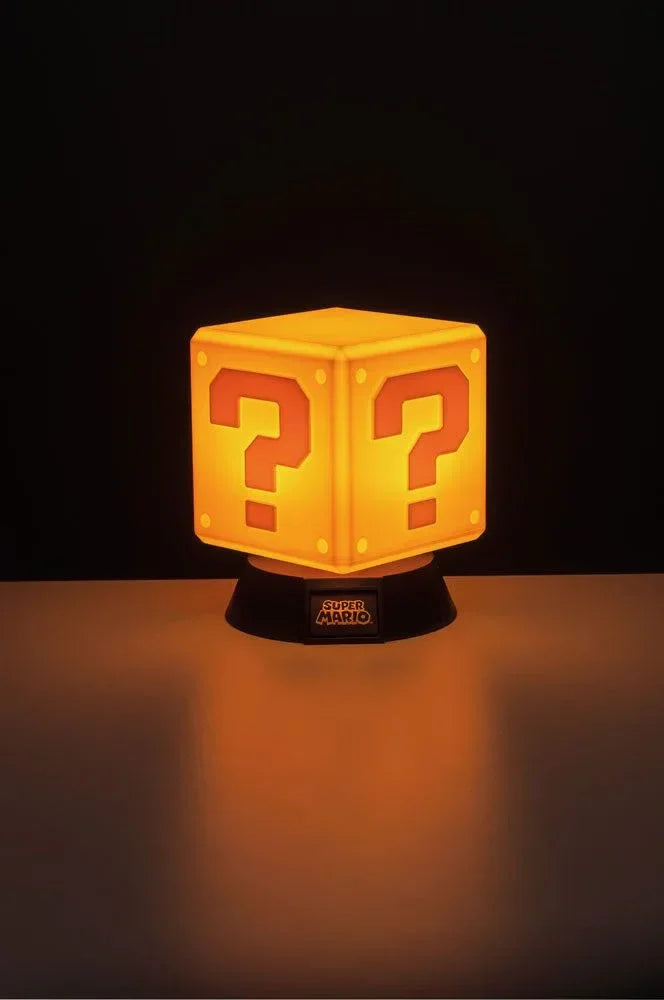 Super Mario 3D Light - Frågetecken Block 10 cm