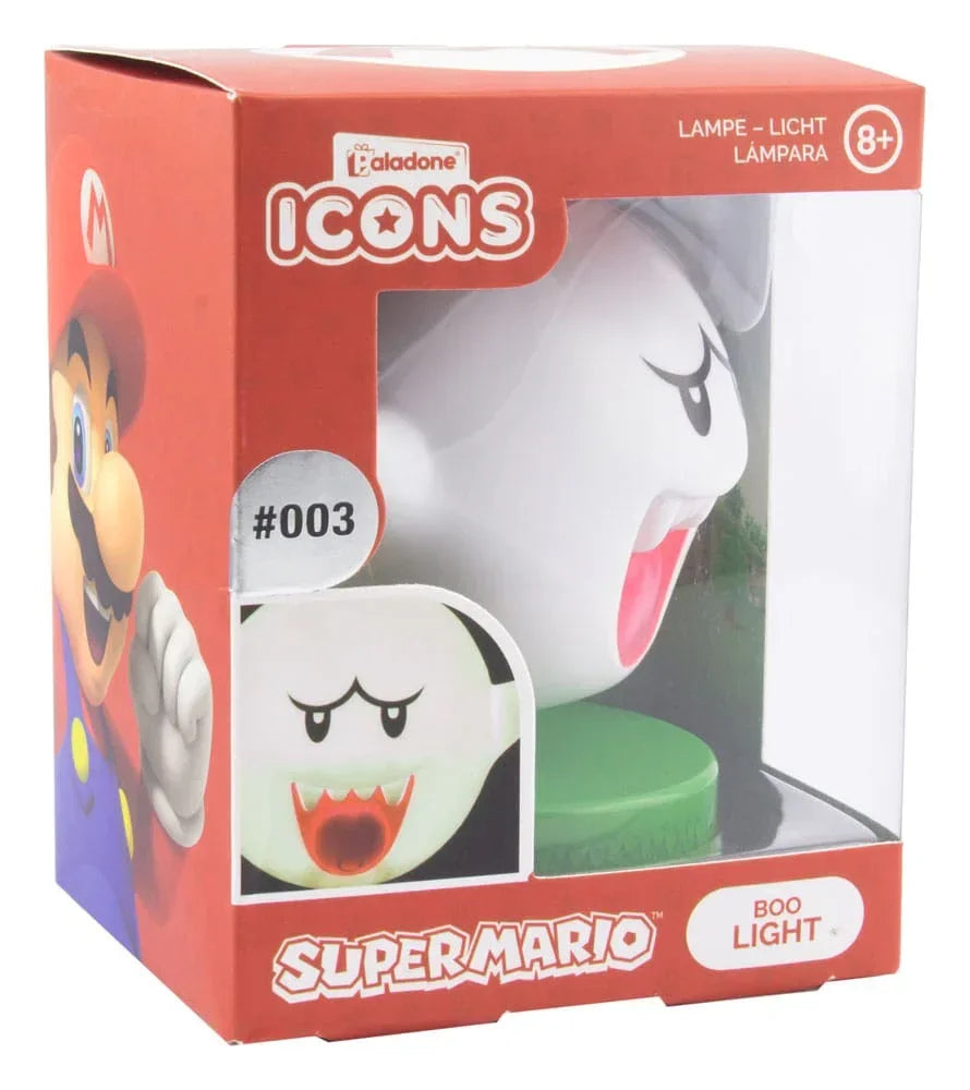 Super Mario Icon Light Boo 10 cm Paladone Products