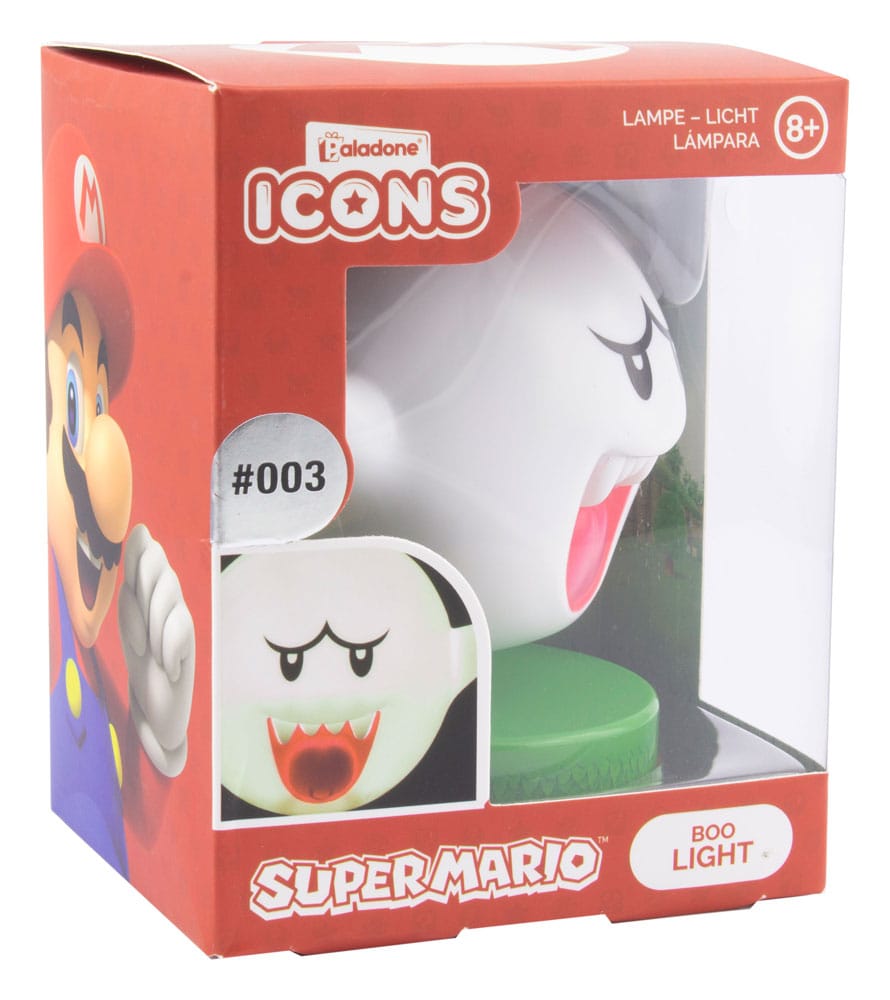 Super Mario Icon Light Boo 10 cm Paladone Products