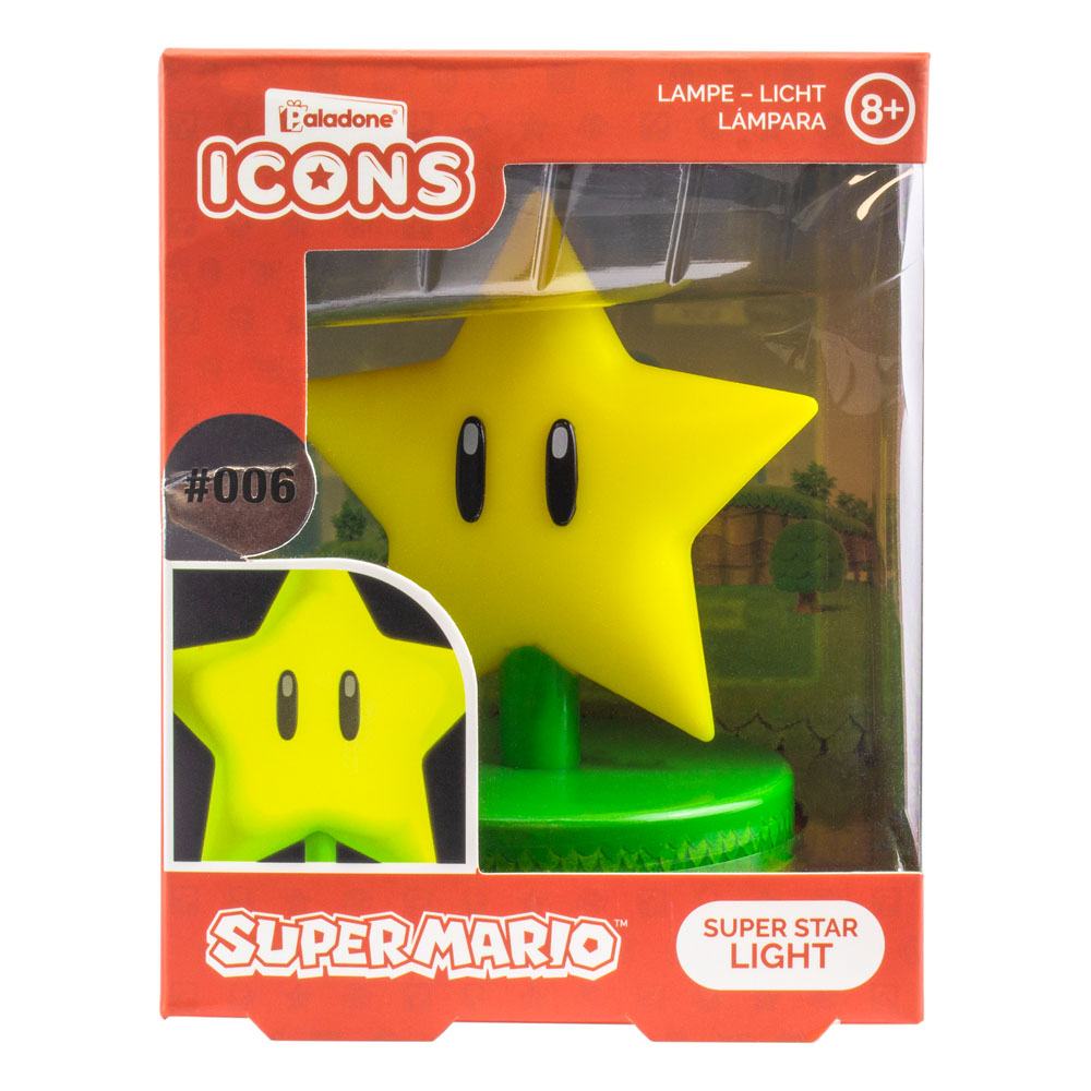 Super Mario Icon Light Super Star (V2) Paladone Products